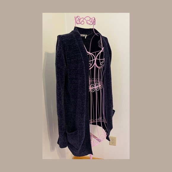 OhMG Navy Blue Cardigan Sweater - Picture 4 of 8